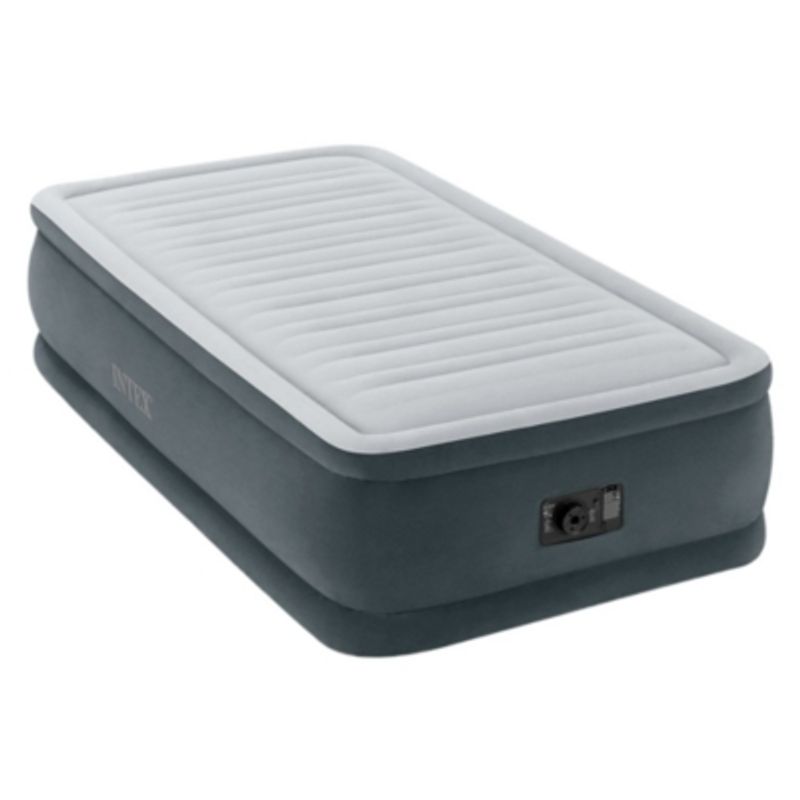 INTEX - Colchón Inflable Eléctr Intex 1,5 Plazas Comfort Plush