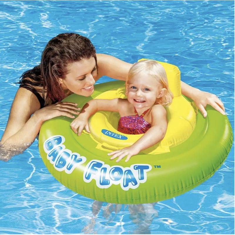 INTEX - Flotador Inflable Bebe Redondo 76 CM