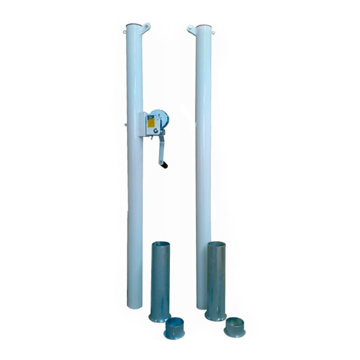 SDFIT - Parantes De Vóleibol Par Acero Tubo 76 Mm Ajustable Mkhdb-07