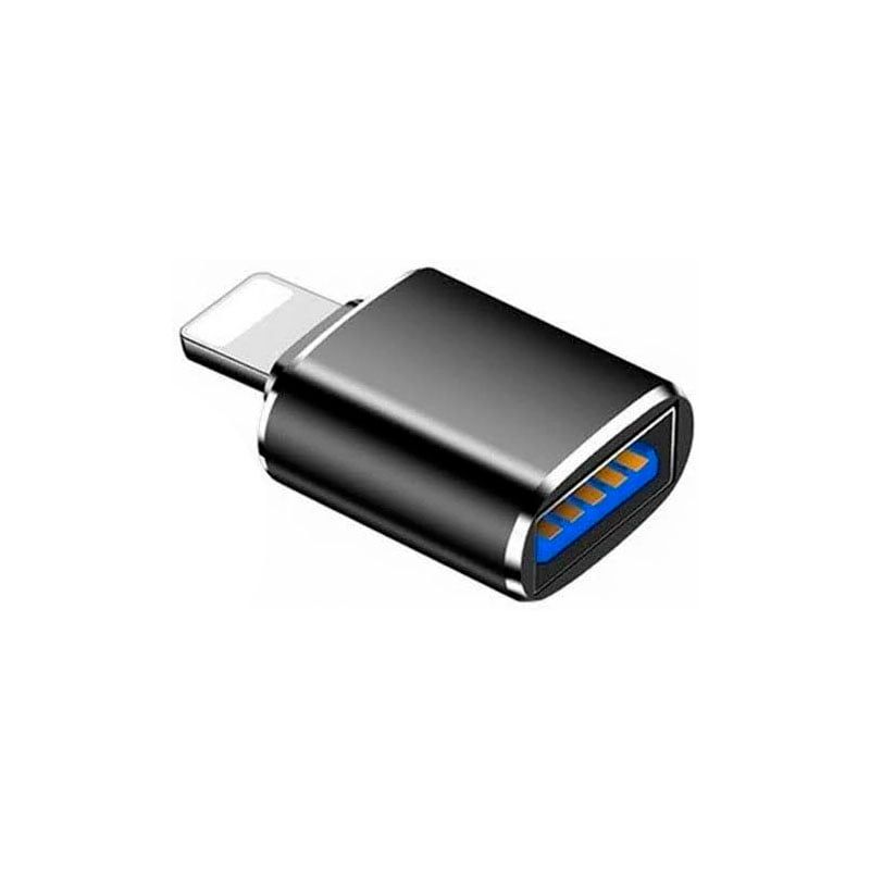 GENERICO - Adaptador USB 3.0 Para iPhone Compatible Lightning OTG