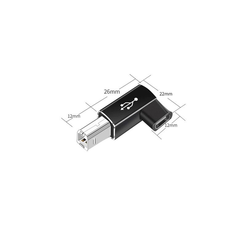 GENERICO - Adaptador Usb C A Impresora Escaner