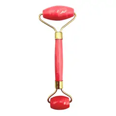 SANTU HOME & DECO - Rodillo Masaje Facial Masajeador Linfático Rosa