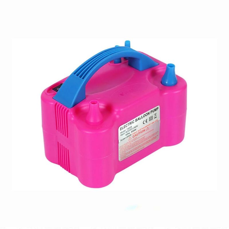 GENERICO - INFLADOR DE GLOBOS ELÉCTRICO CON 2 INYECTORES 600w