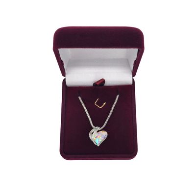 Imagen 2 del producto Collares Plata S925 Colgante Corazón Leafael Infinity Love Cristal