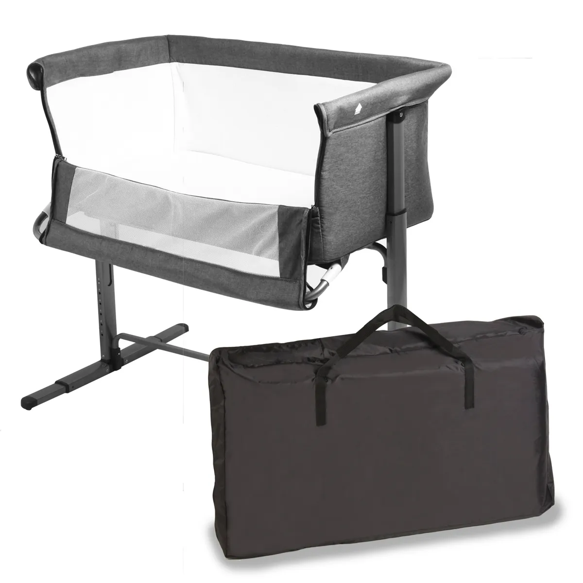 BEBESIT - Cuna My Side KidGo Gris Bebesit