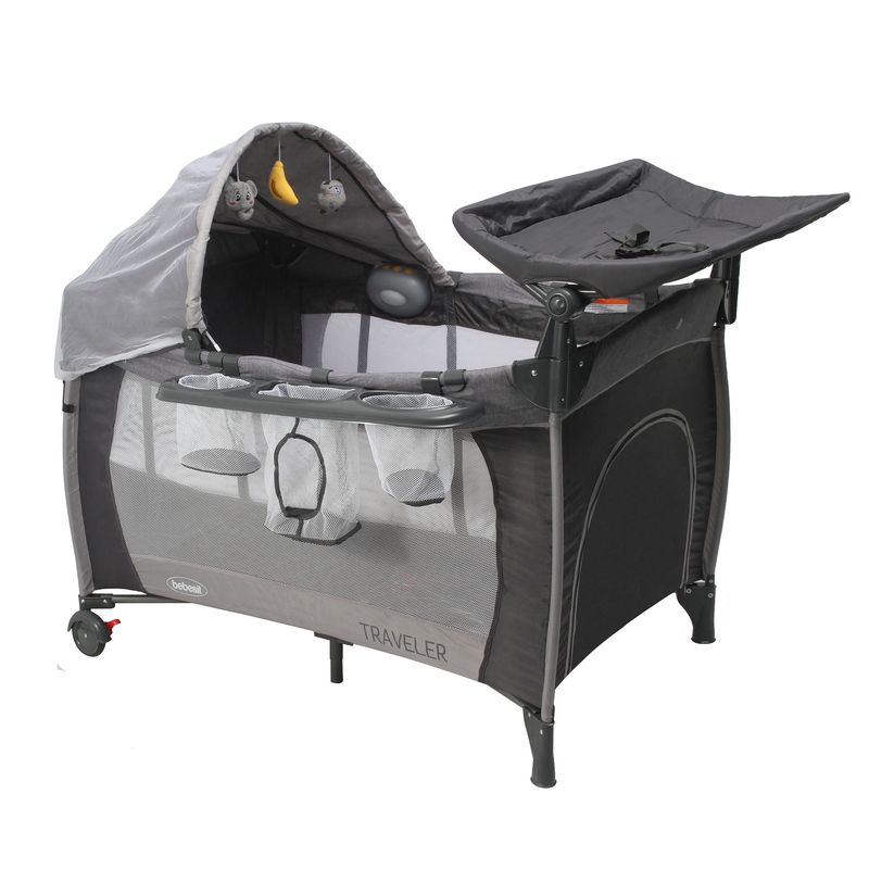 BEBESIT - Cuna Traveler Gris Bebesit
