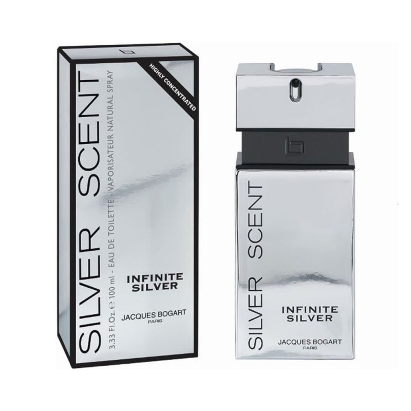JACQUES BOGART - JACQUES BOGART SILVER SCENT INFINITE SILVER EDT 100ML+BODY SPRAY 200ML
