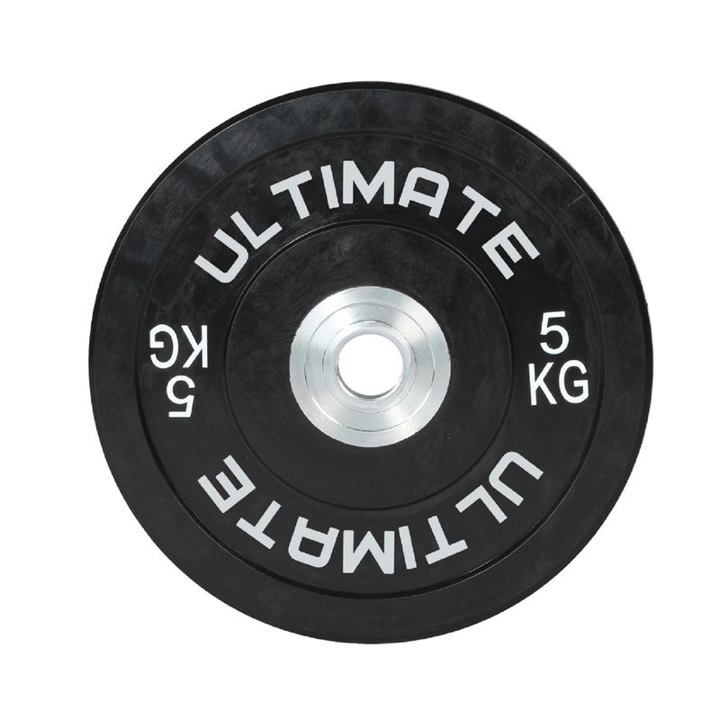 ULTIMATE FITNESS - DISCO OLÍMPICO BUMPER ELITE COMPETICIÓN 5 KG
