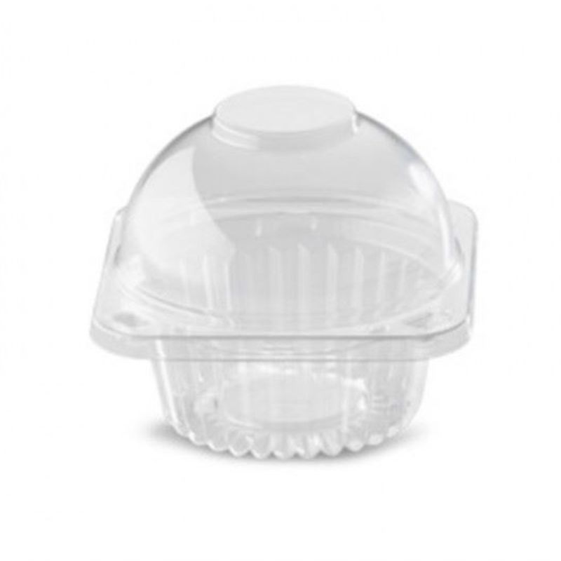GENERICO - Envase Plástico Cupcake Individual 6 X 7,9 Cm 50 Unidades