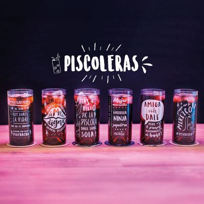Imagen 2 del producto Piscoleras Juego de 6 Vasos