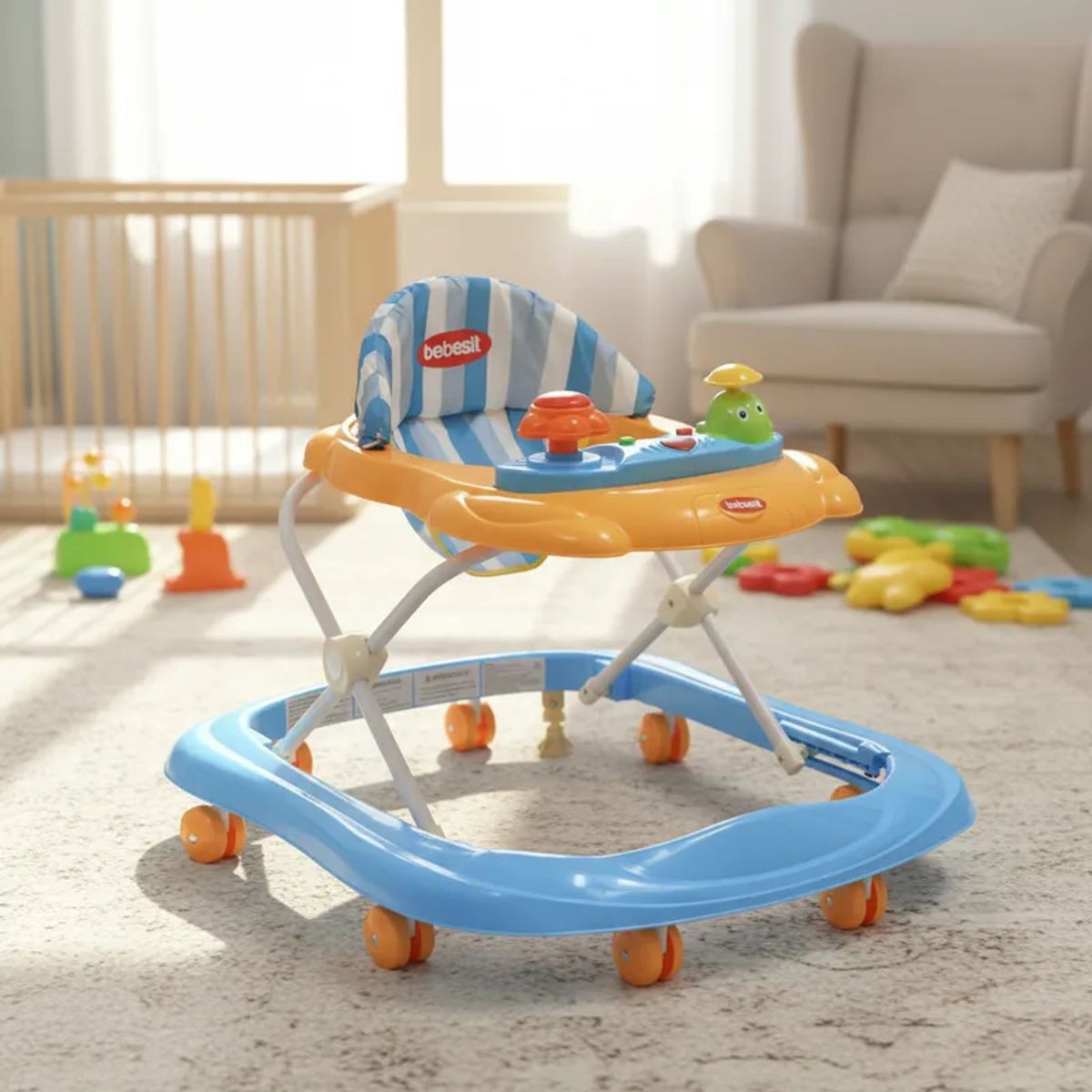 BEBESIT - Andador Moby Amarillo