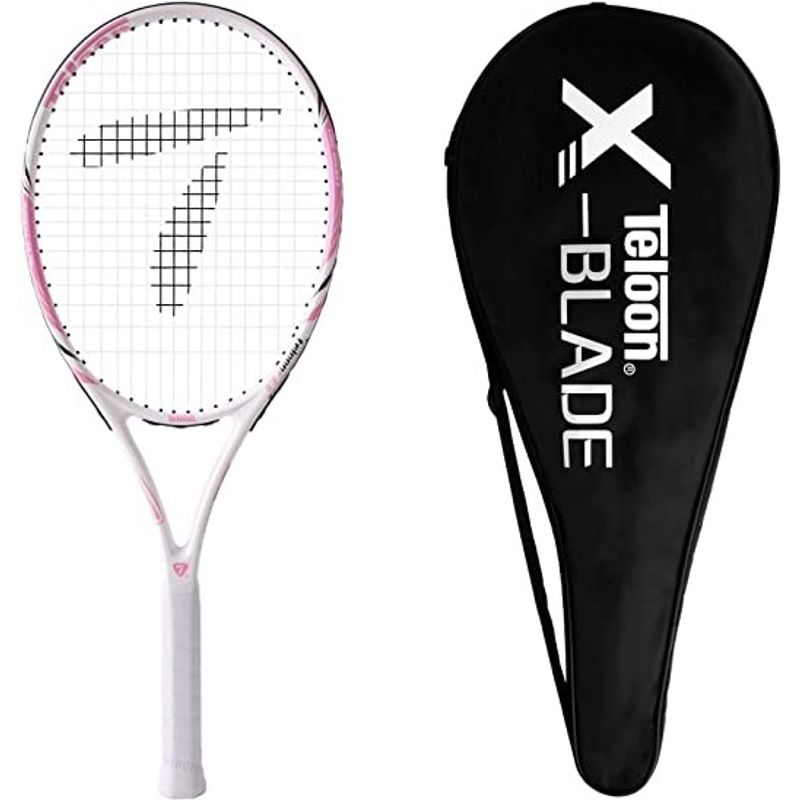 TELOON - Raqueta Tenis Adulto Aluminio Nivel Inicial Color Rosado