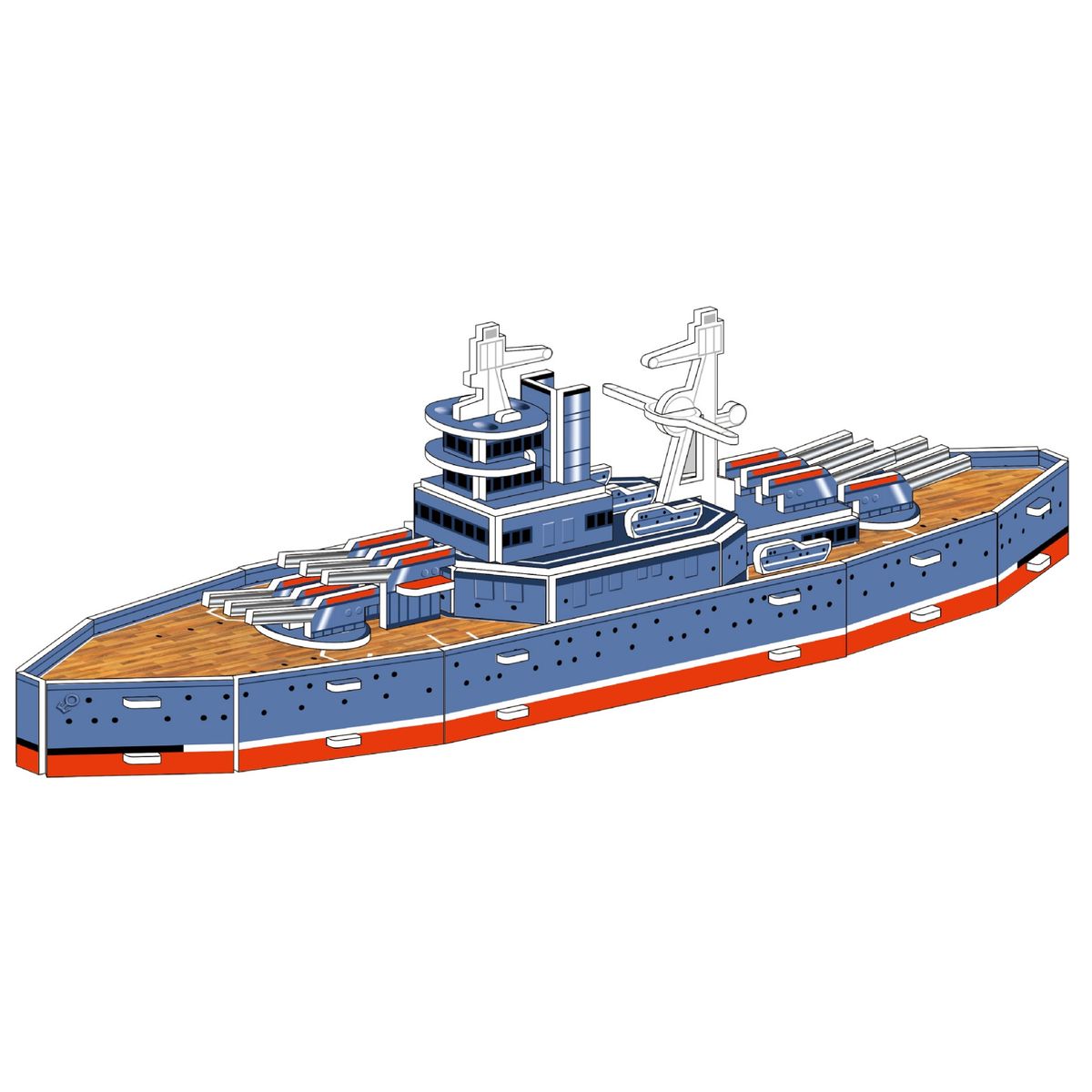 GENERICO - Rompecabezas 3D Bloques de construcción Navío 36 piezas