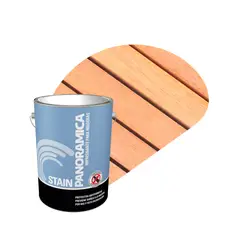 PINTURAS PANORAMICA LTDA - Stain Polidecor Impregnante Protector para Madera Galon color palo rosa