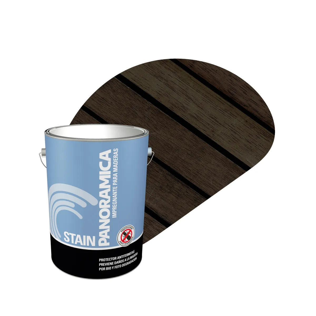 PINTURAS PANORAMICA LTDA - Stain Impregnante Protector para Madera Color Nogal Galon