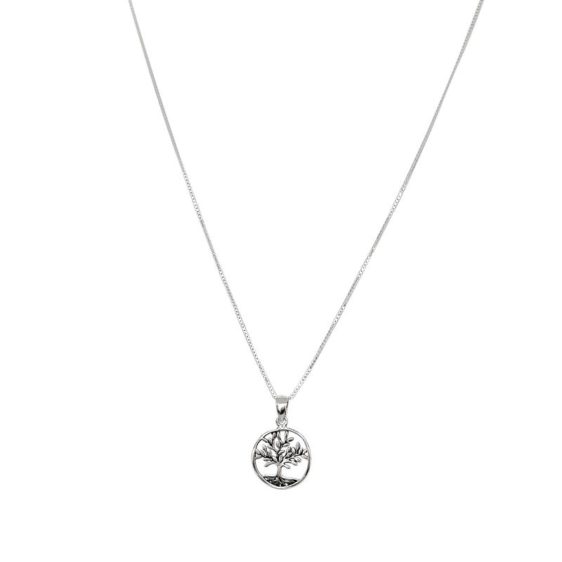 ANDREA COGGIOLA JOYAS - Collar Árbol De La Vida  Plata Fina 925