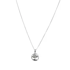 ANDREA COGGIOLA JOYAS - Collar Árbol De La Vida Plata Fina 925