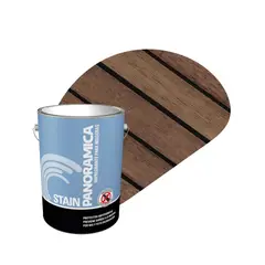 PINTURAS PANORAMICA LTDA - Stain Polidecor Impregnante Protector para Madera Galon color castaño