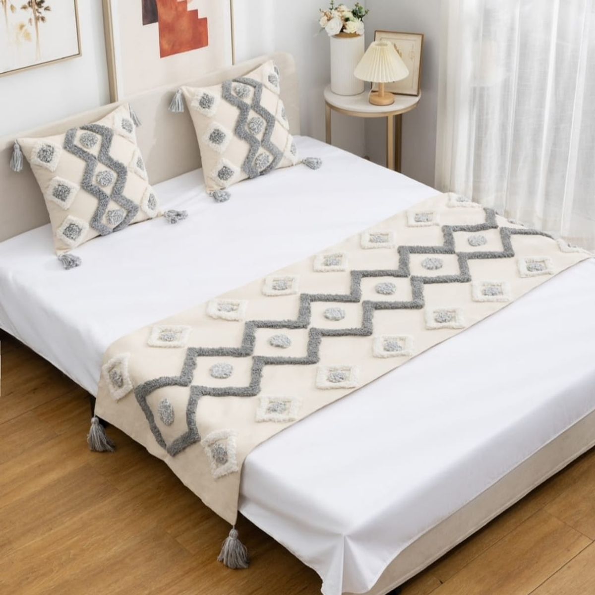 GENERICO - Piecera Bohemia  dos fundas de cojín