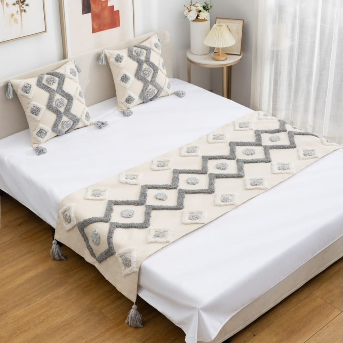 GENERICO - Piecera Bohemia  dos fundas de cojín