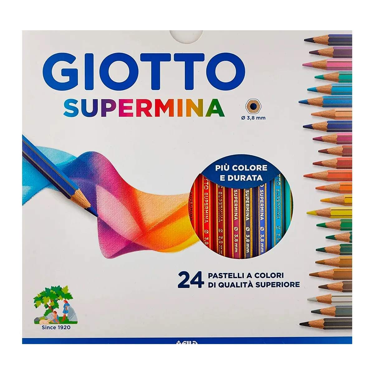 GIOTTO - Lápices Giotto Supermina 24 Colores