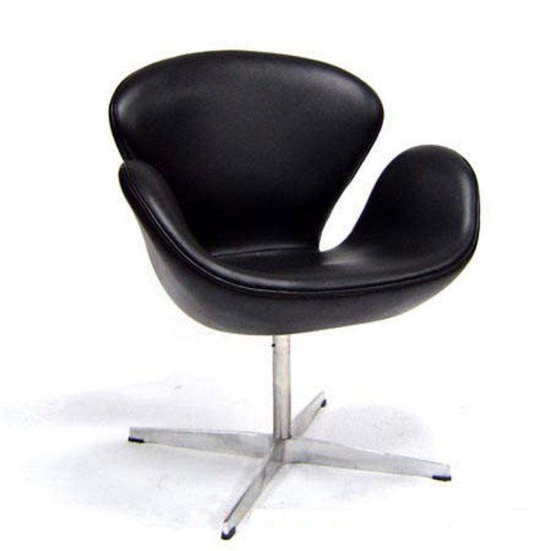 ARTIHOME - Silla Swan Poltrona Color Negro