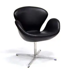 ARTIHOME - Silla Swan Poltrona Color Negro