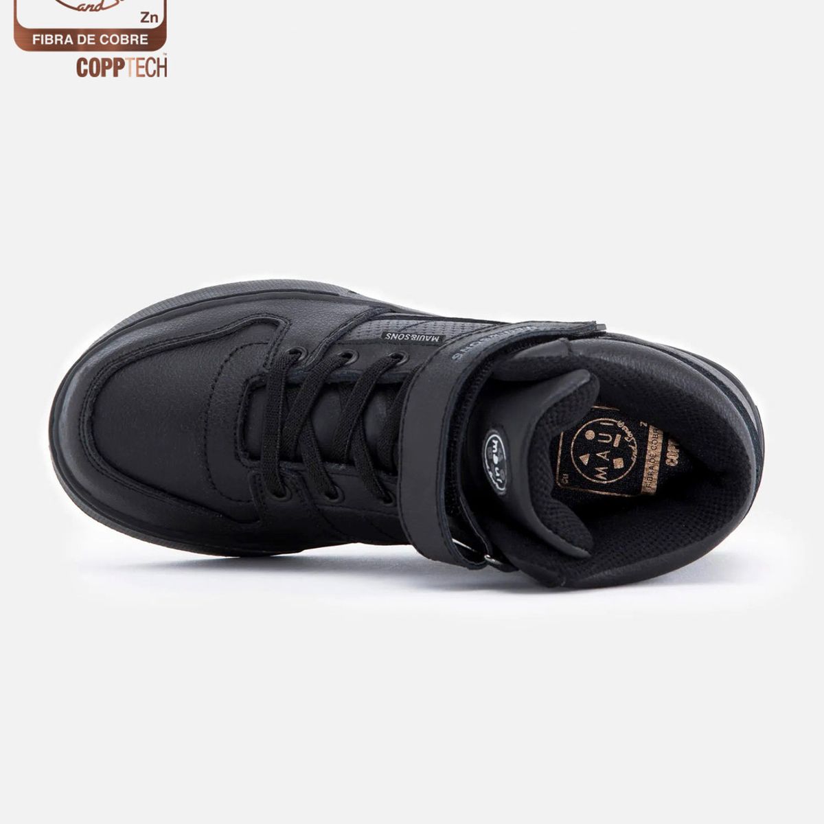 MAUI AND SONS - Zapatilla Escolar Poke Hi Niño Negro Maui and Sons