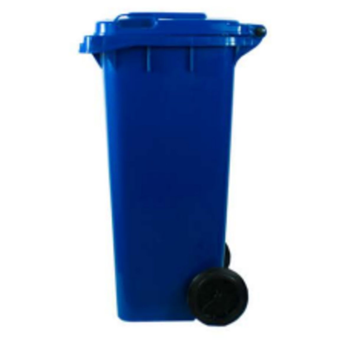QRUBBER - Basurero Contenedor Basura 120 lts azul QRubber