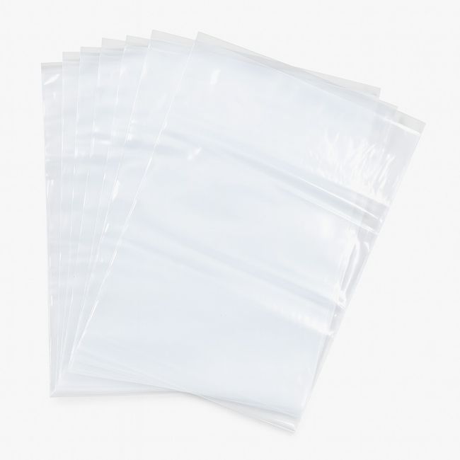 MILLAM - 100 Bolsas Plásticas 30x40 cm Polietileno Transparente