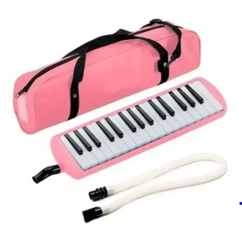MEISTEHAFT - Melódica Piano 32 Notas Con Estuche Y Boquilla Rosado