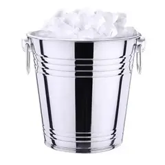 GENERICO - Hielera Con Asas Cubo Para Hielo De 18cm.