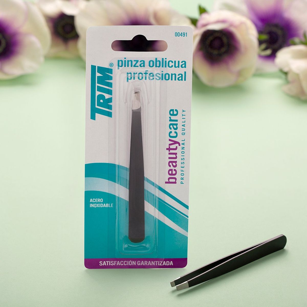 TRIM - Pinza Ceja Oblic. Profes. 5-85b