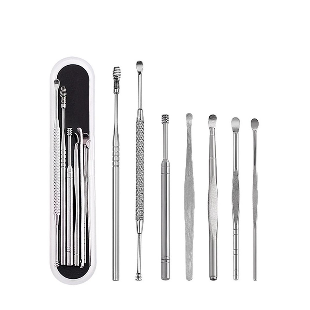 ZG STORE - Removedor Cerumen Limpia Oídos, Kit Limpieza Orejas 7 Pcs
