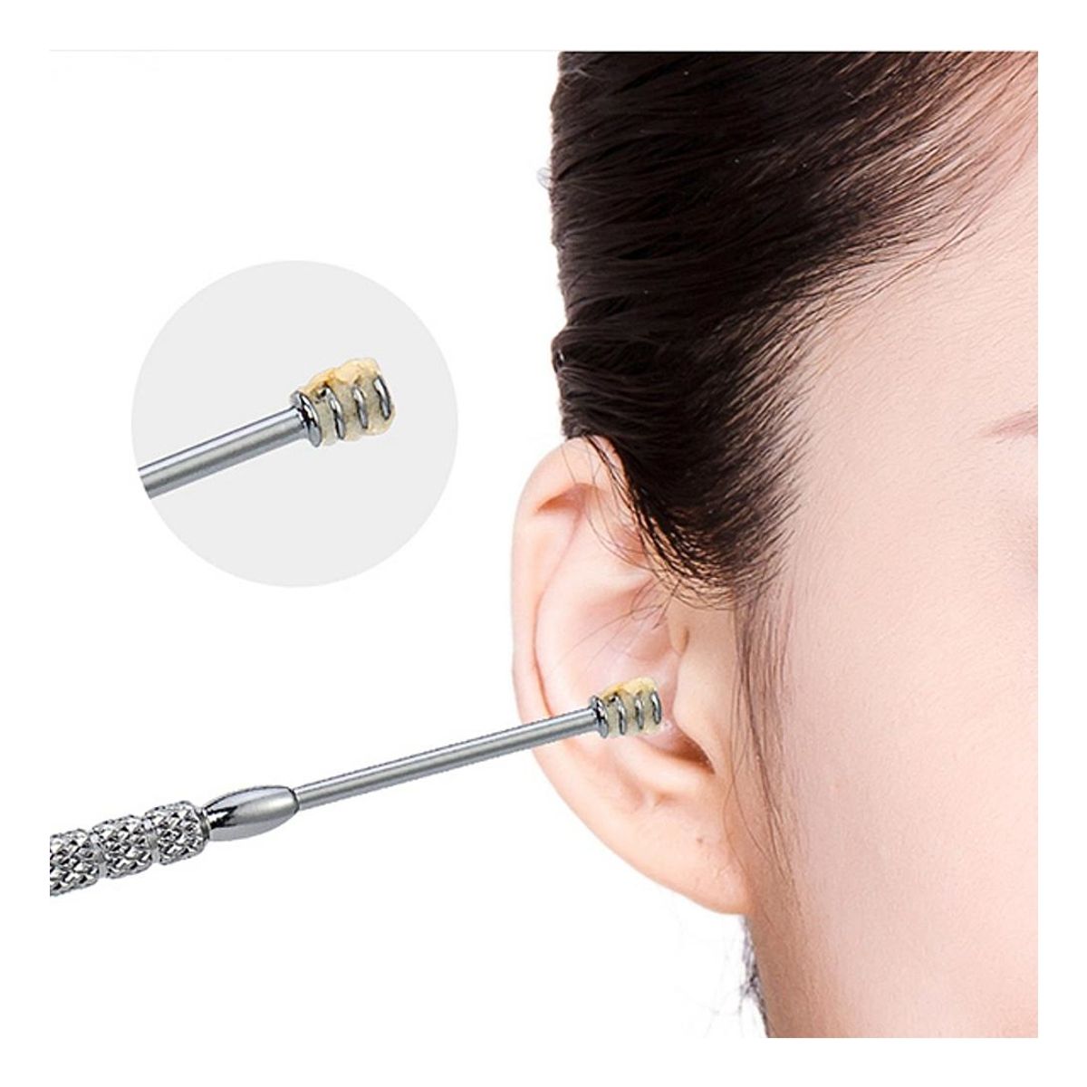 ZG STORE - Removedor Cerumen Limpia Oídos, Kit Limpieza Orejas 7 Pcs