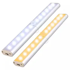 GENERICO - Barra Luz Led inteligente con sensor de movimiento Recargable 350lm