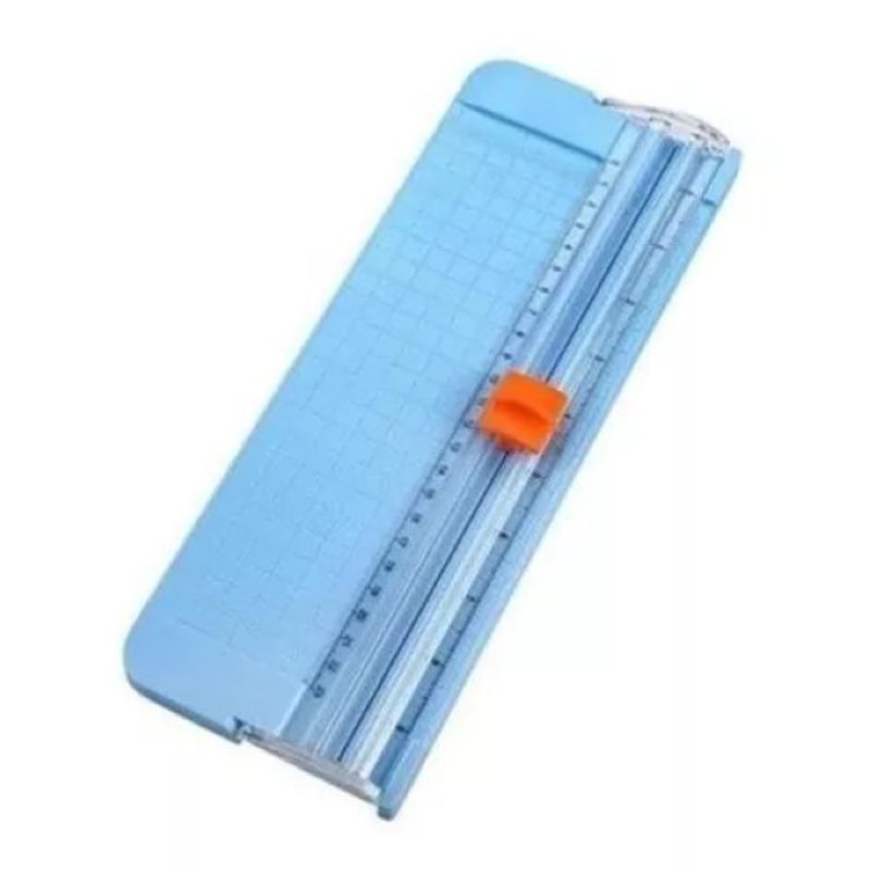 GENERICO - Cortadora De Papel Manual Portátil Guillotina Celeste 37cm