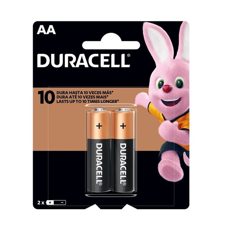 DURACELL - Pila Alcalina Duracell Blíster AA X2
