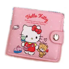 GENERICO - Billetera Hello Kitty con monedero Niñas y Jóvenes