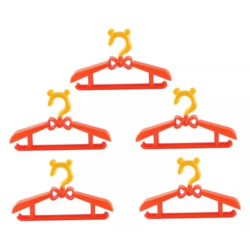 GENERICO - Set 5 Gancho Colgador Extensible Ropa Niño Bebé Winnie Pooh