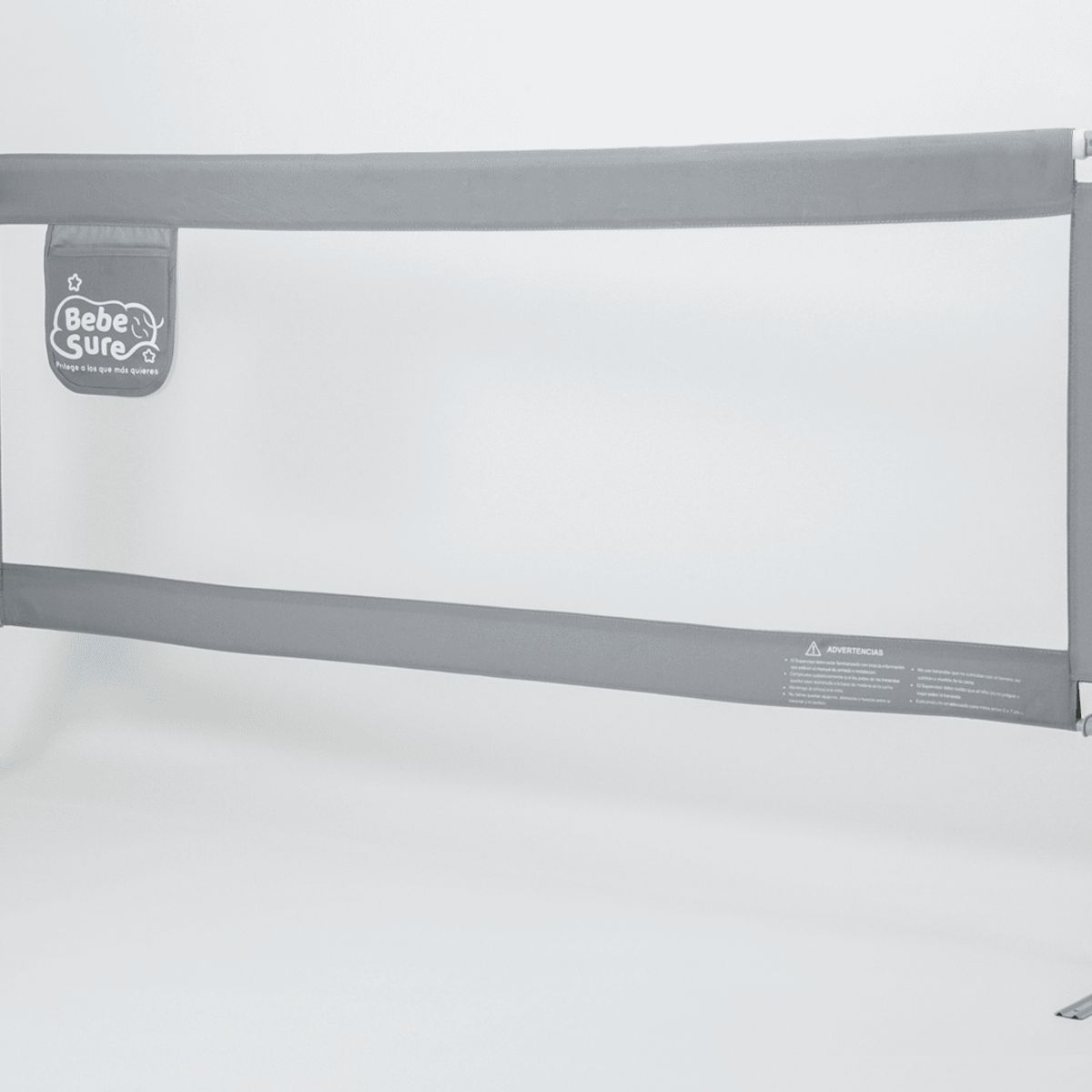 BEBE SURE - Set 2 barandas para cama queen 160x200 cm colchón bajo