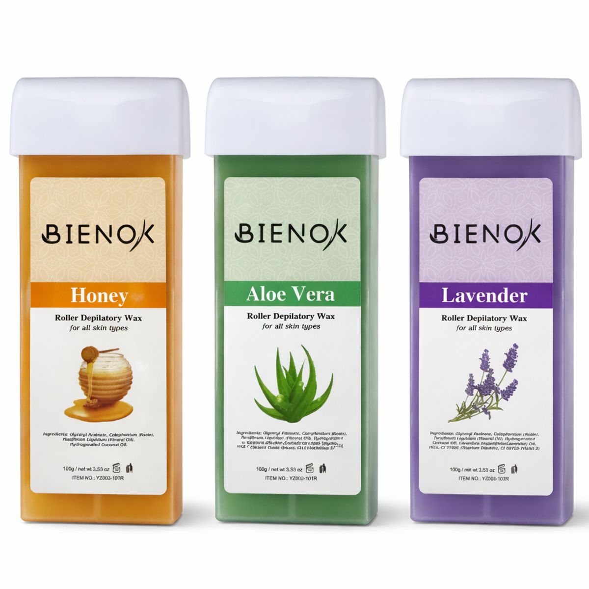 GENERICO - Calentador D Cera Rollon + 3 Cera + 50 Bandas + 50 Patetas