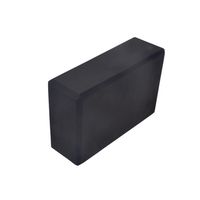 Ladrillo Bloque Goma Eva Yoga Pilates Ejercicios Soporte Negro