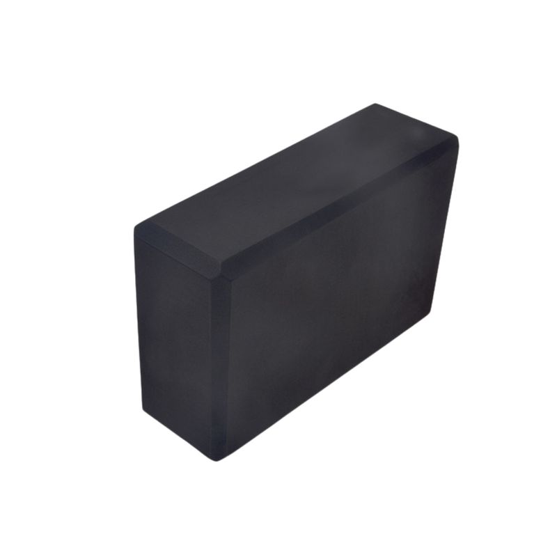 CRUSEC - Ladrillo Soporte Bloque Goma Eva Yoga Pilates Color Negro