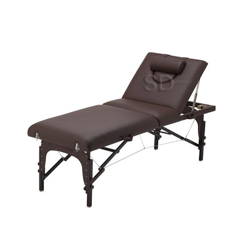SDFIT - Camilla de madera 3 secciones Collection XL – Café – SD-BM3523P