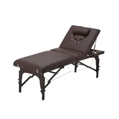 SDFIT - Camilla de madera 3 secciones Collection XL – Café – SD-BM3523P