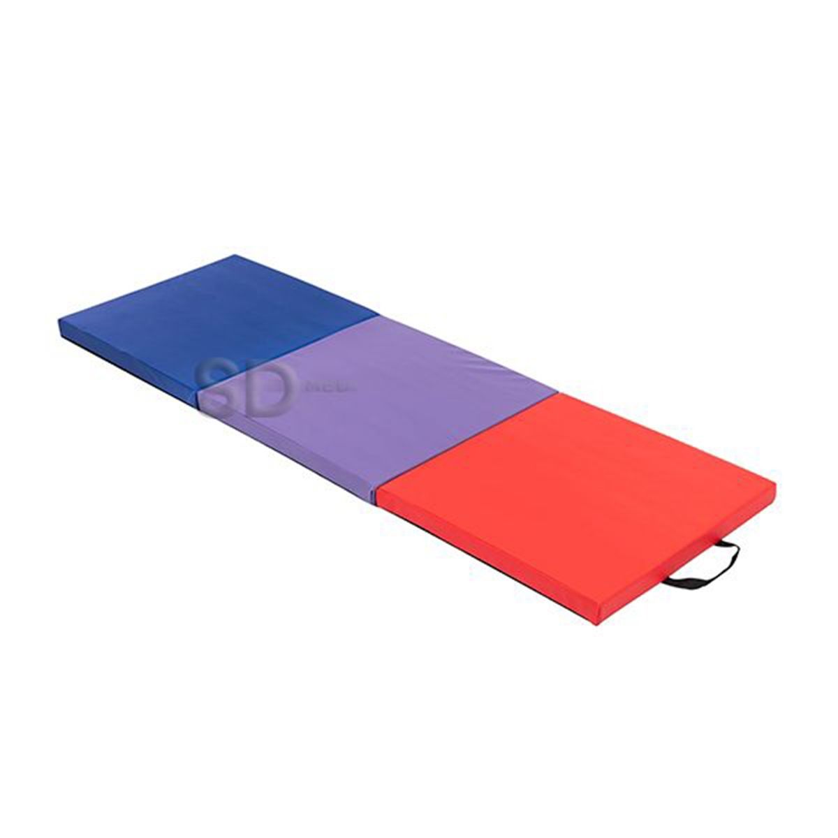 SDFIT - Colchoneta gimnasia colores 3 secciones 174 x 116 x 5 cm