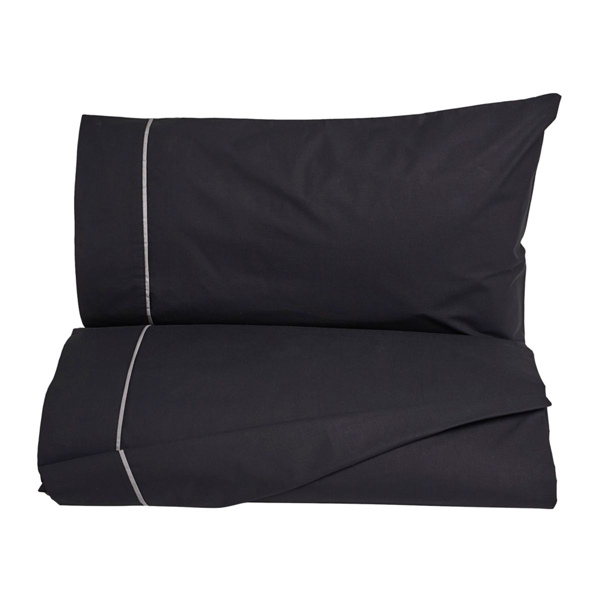 VELUTTI - Sábanas King 2,5 Plazas 180 Hilos Negro Velutti