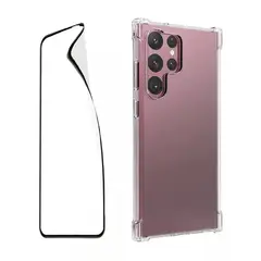 XUNDD - KIT Carcasa Para Samsung S23 Ultra Antigolpes Lamina de Hidrogel