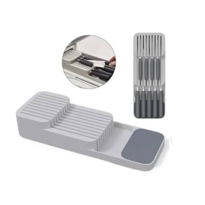 GENERICO - Soporte Organizador De Cuchillos Para Cajón De Cocina